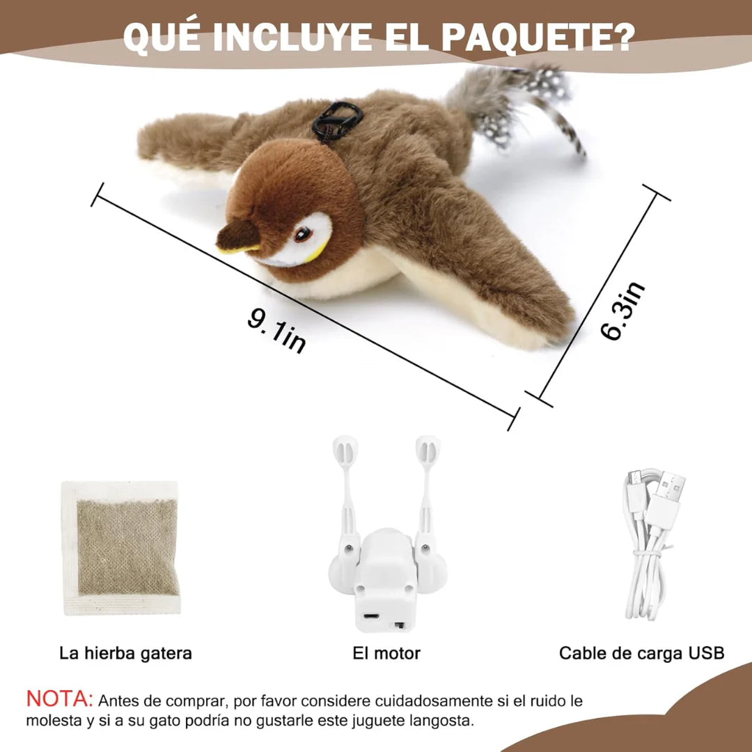 Flappy | Peluche de pájaro interactivo